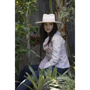 Shannon Wool Felt Adjustable Wide Brim Hat