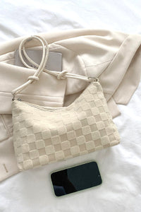 Checkered Monogram Shoulder Bag