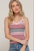 Load image into Gallery viewer, Multi Color Cami Spring Sweater