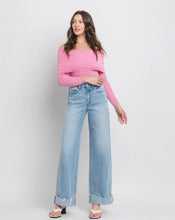 Load image into Gallery viewer, Kris 2 Cuffed Baggy Wide Leg Jeans