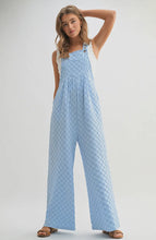 Load image into Gallery viewer, Casual Checkered Pocket Wide Leg Jumpsuit