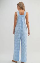 Load image into Gallery viewer, Casual Checkered Pocket Wide Leg Jumpsuit