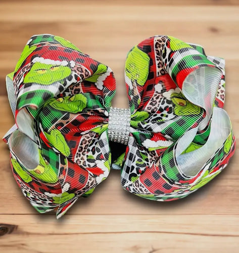 Character Multi-Printed Double Layer Hair Bow