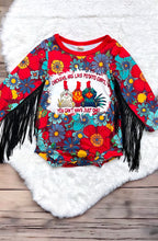 Load image into Gallery viewer, Chicken Printed Baby Romper w/ Snaps