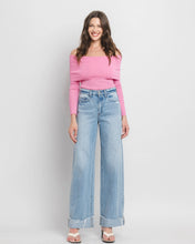 Load image into Gallery viewer, Kris 2 Cuffed Baggy Wide Leg Jeans