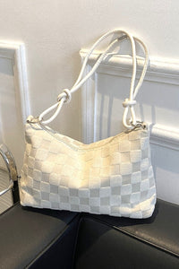 Checkered Monogram Shoulder Bag