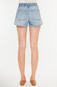 Kan Can Paper Bag Denim Shorts