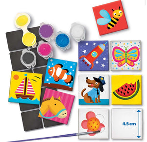 4M Magnetic Mini Tile Art Diy Paint Arts & Craft Magnet Kit