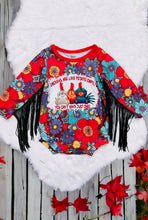 Load image into Gallery viewer, Chicken Printed Baby Romper w/ Snaps