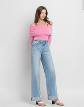 Load image into Gallery viewer, Kris 2 Cuffed Baggy Wide Leg Jeans