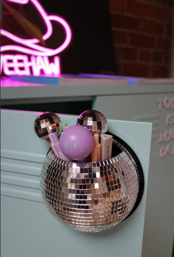 Magnetic Disco Ball - Plant Pot or Pen Holder
