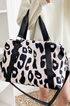 Load image into Gallery viewer, Leopard Print Weekender Travel Duffle Bag