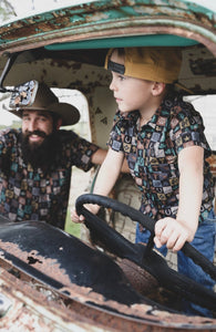 Check Yer Cowboy (Mens) Button Up