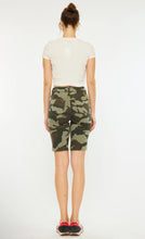 Load image into Gallery viewer, Kan Can Camo Bermuda Length Denim Shorts