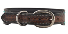 Load image into Gallery viewer, Scenic Hand-Tooled Leather Dog Collar *X-Large*