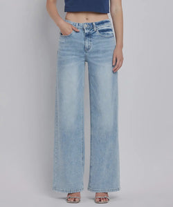 High Rise Super Wide Leg Jeans