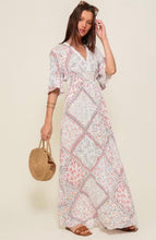 Load image into Gallery viewer, *Restock* Ivory Color Pattern Maxi Dress