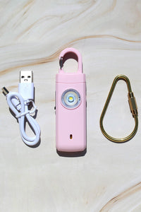 Rechargeable Personal Safety Alarm And Flashlight