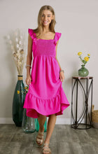 Load image into Gallery viewer, Ruffle Sleeve Babydoll Dress