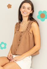 Load image into Gallery viewer, Button Down Sleeveless Top