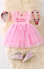 Load image into Gallery viewer, &quot;Forever Yours&quot; Pink Tulle Dress with Ruffle Sleeve