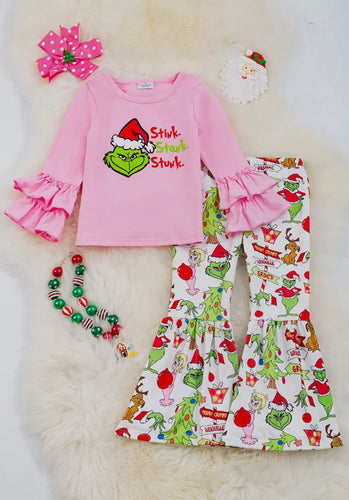 Stink Stank Stunk Pink Character 2PC Set