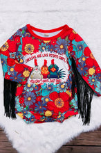 Load image into Gallery viewer, Chicken Printed Baby Romper w/ Snaps