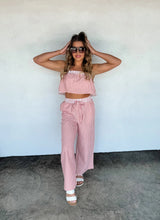 Load image into Gallery viewer, Seersucker Pant Set