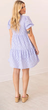 Load image into Gallery viewer, V-Neck Checkered Dress, Lavender