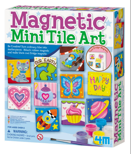 4M Magnetic Mini Tile Art Diy Paint Arts & Craft Magnet Kit