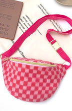 Load image into Gallery viewer, Checkered Crossbody Sling Belt Bag