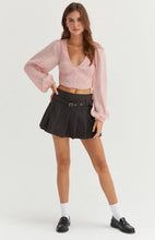 Load image into Gallery viewer, Sequin Smocked V-Neck Crop Top