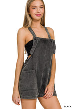 Load image into Gallery viewer, Washed Knot Strap Romper