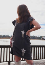 Load image into Gallery viewer, Big Star Acid Wash Flutter Sleeve Dress