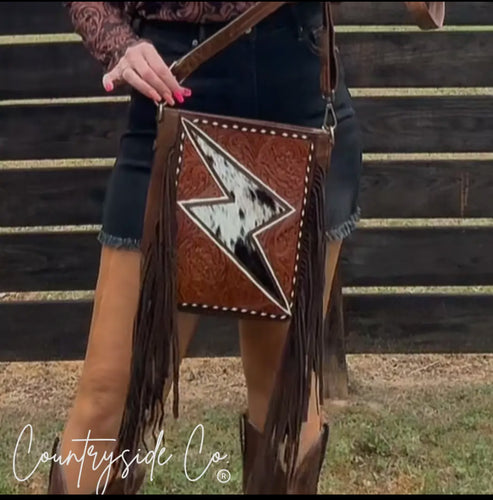 Bronco Tooled Bolt Purse Limited Edition