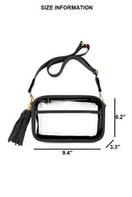 Load image into Gallery viewer, Stadium Approved Clear PU Crossbody Bag