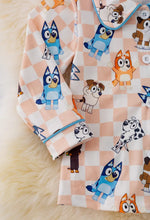 Load image into Gallery viewer, Character Checkered Printed Pajama Set