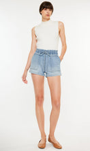 Load image into Gallery viewer, Kan Can Paper Bag Denim Shorts