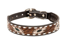 Load image into Gallery viewer, Hotshots Hand - Tooled Leather Dog Collar *Large*