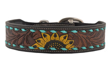 Load image into Gallery viewer, Scenic Hand-Tooled Leather Dog Collar *X-Large*