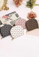 Load image into Gallery viewer, Vegan Leather Monogram Credit Card Holder Wallet