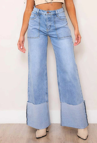 Wide Leg - Rigid with Comfort Stretch