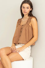 Load image into Gallery viewer, Button Down Sleeveless Top