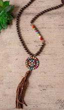 Load image into Gallery viewer, Wild Wild West Rainbow Squash Blossom Necklace