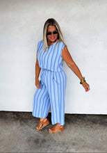 Load image into Gallery viewer, Calabasas Crop Pant Set - Blue