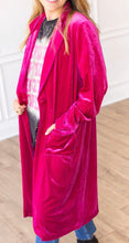 Load image into Gallery viewer, Hard Candy Velvet Jacket In Hot Pink