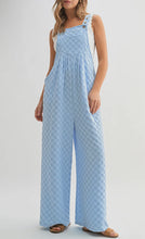 Load image into Gallery viewer, Casual Checkered Pocket Wide Leg Jumpsuit