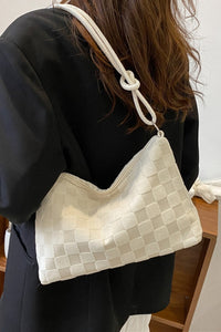 Checkered Monogram Shoulder Bag