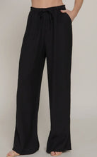 Load image into Gallery viewer, Elastic Waistband &amp; Adjustable String Flowy Pants