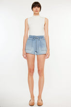 Load image into Gallery viewer, Kan Can Paper Bag Denim Shorts